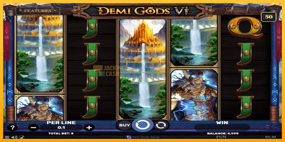 Demi Gods 6 машина за игри за пари, слика 2