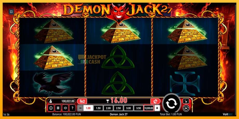 Demon Jack 27 машина за игри за пари, слика 5