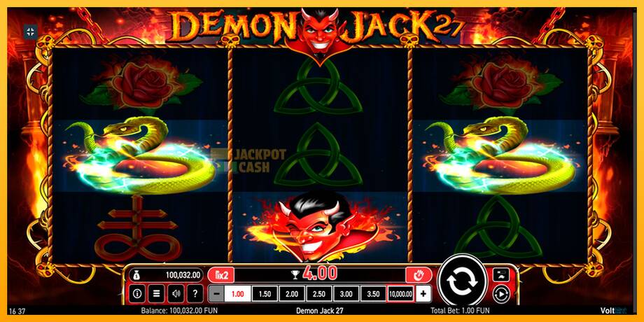 Demon Jack 27 машина за игри за пари, слика 6