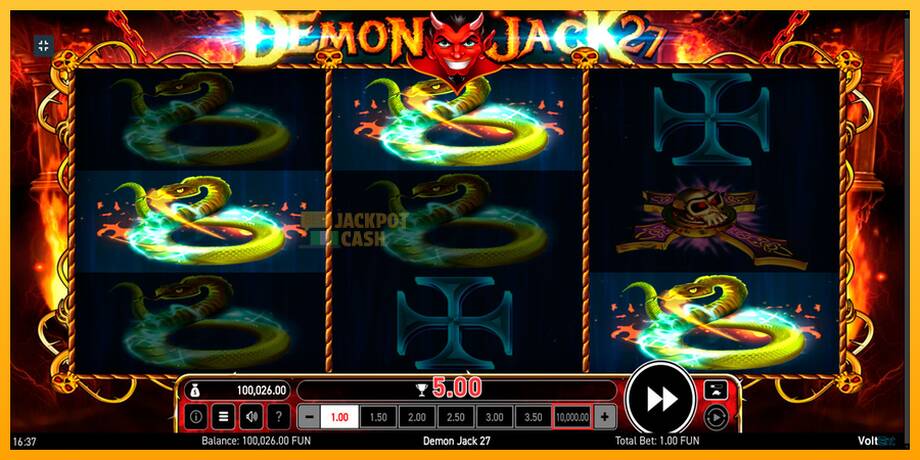 Demon Jack 27 машина за игри за пари, слика 7