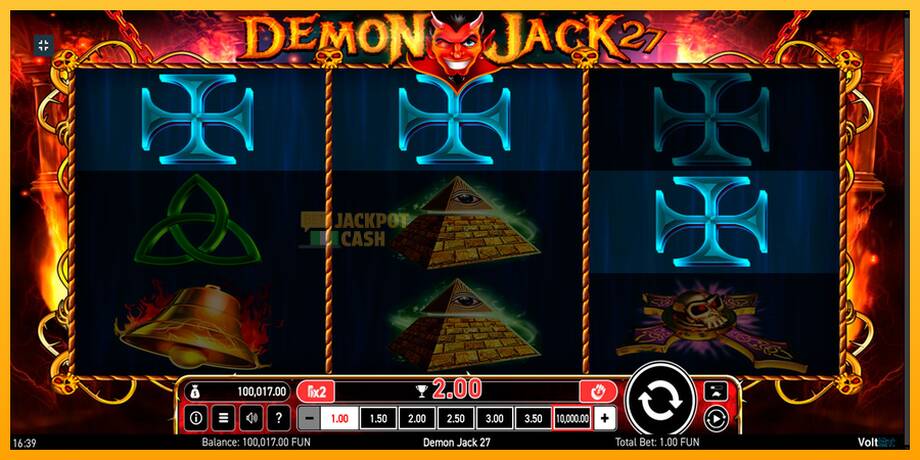 Demon Jack 27 машина за игри за пари, слика 8