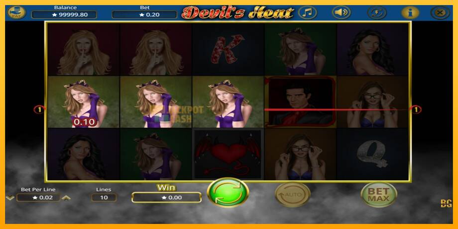 Devil’s Heat машина за игри за пари, слика 2