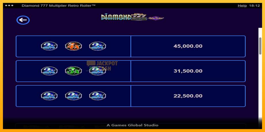 Diamond 777 Multiplier Retro Roller машина за игри за пари, слика 5