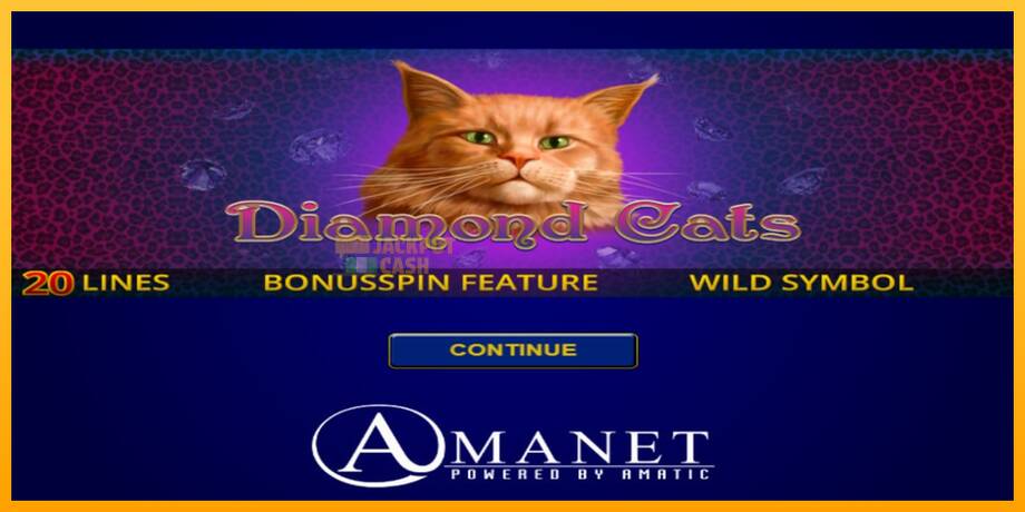 Diamond Cats машина за игри за пари, слика 1