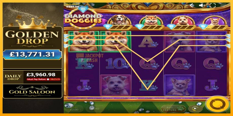 Diamond Doggies машина за игри за пари, слика 2