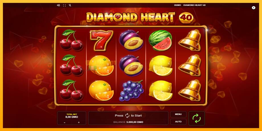 Diamond Heart 40 машина за игри за пари, слика 1