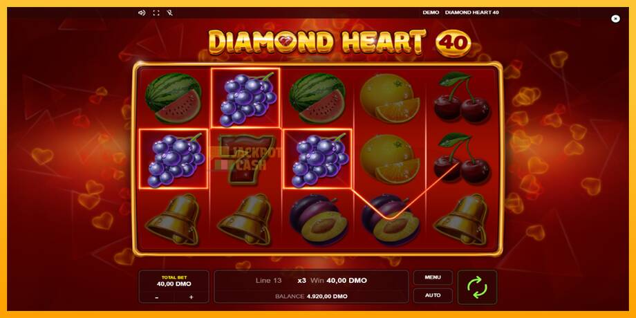 Diamond Heart 40 машина за игри за пари, слика 2