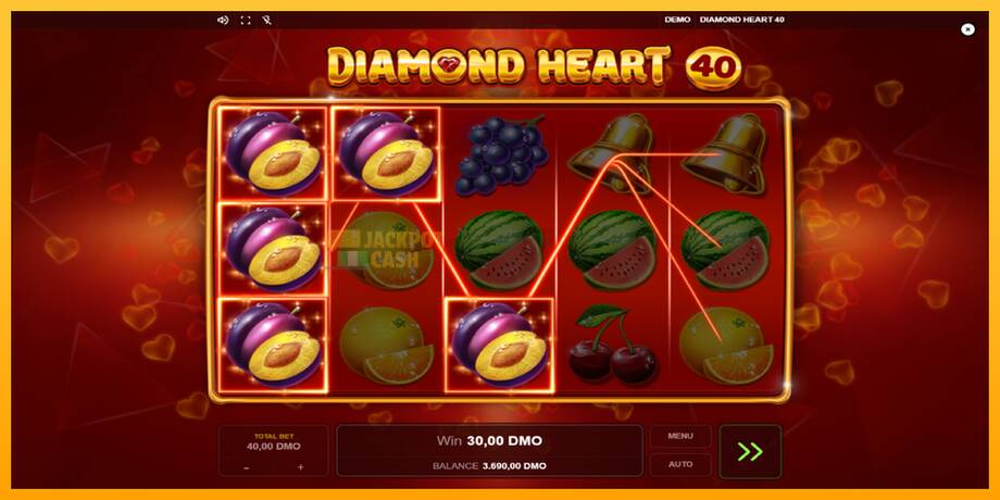 Diamond Heart 40 машина за игри за пари, слика 3