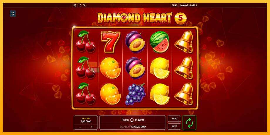 Diamond Heart 5 машина за игри за пари, слика 1