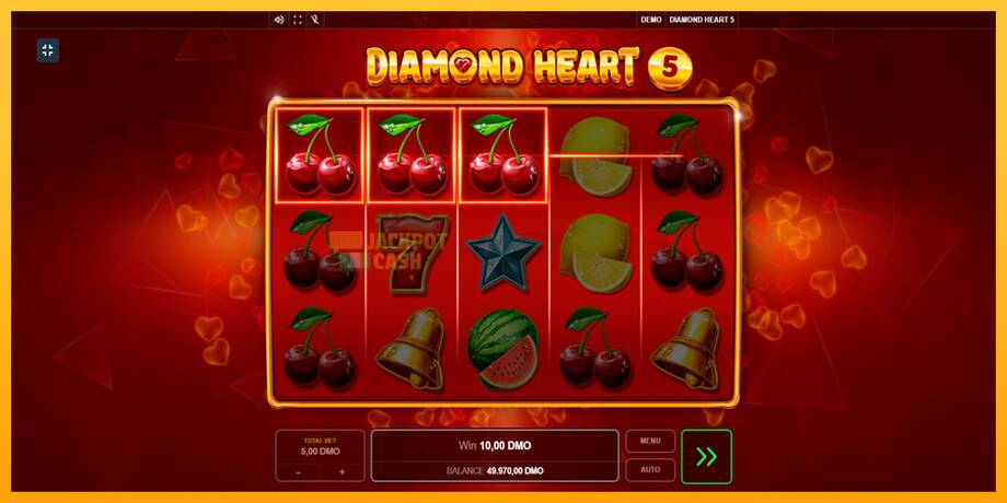 Diamond Heart 5 машина за игри за пари, слика 2