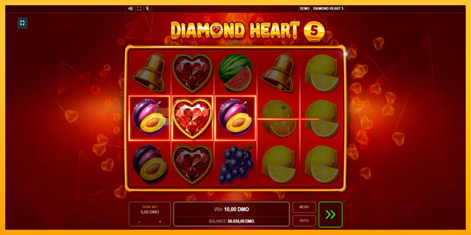 Diamond Heart 5 машина за игри за пари, слика 5