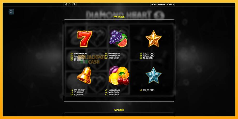 Diamond Heart 5 машина за игри за пари, слика 6