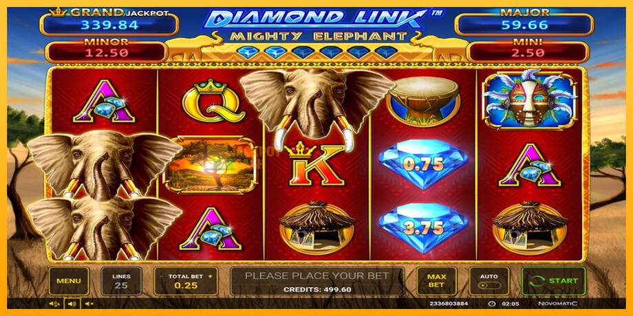 Diamond Link: Mighty Elephant машина за игри за пари, слика 1