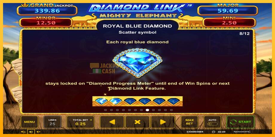 Diamond Link: Mighty Elephant машина за игри за пари, слика 6