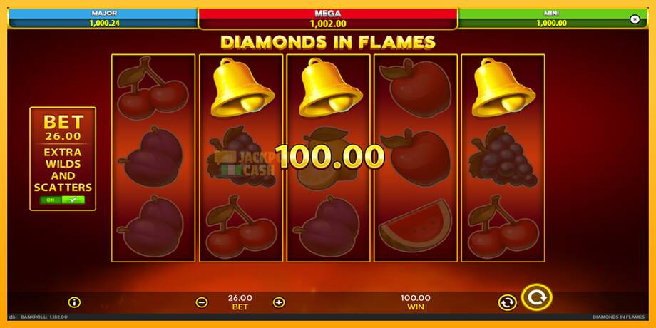 Diamonds in Flames машина за игри за пари, слика 7