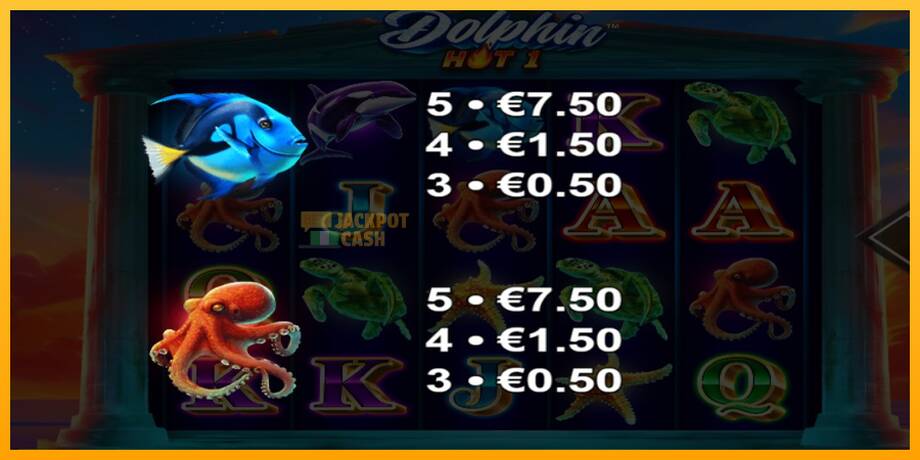 Dolphin Hot 1 машина за игри за пари, слика 5