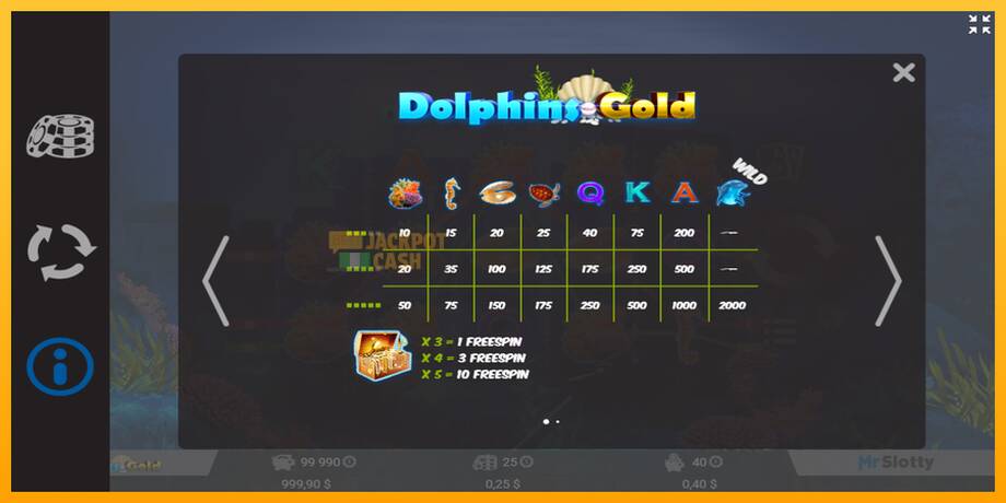 Dolphin Quest машина за игри за пари, слика 5