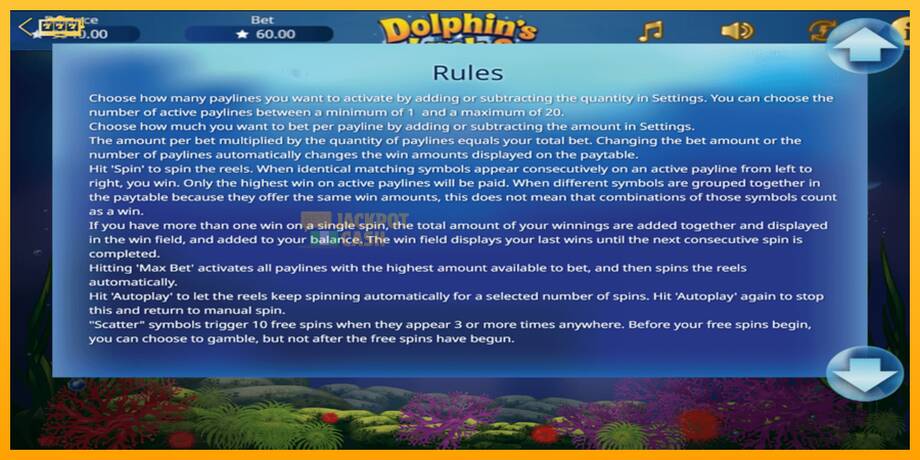 Dolphin’s Luck 2 машина за игри за пари, слика 4