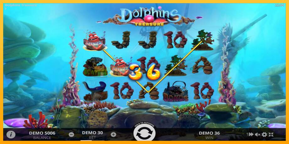 Dolphins Treasure машина за игри за пари, слика 2