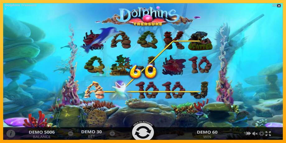 Dolphins Treasure машина за игри за пари, слика 4