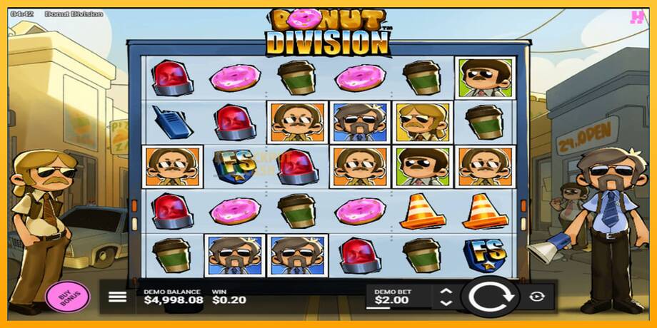 Donut Division машина за игри за пари, слика 3