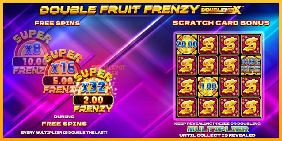 Double Fruit Frenzy DoubleMax машина за игри за пари, слика 3