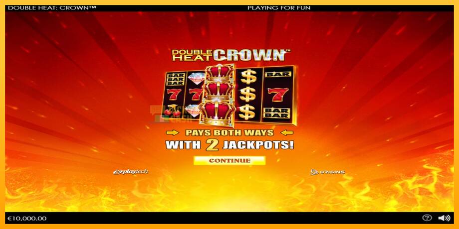 Double Heat: Crown машина за игри за пари, слика 1