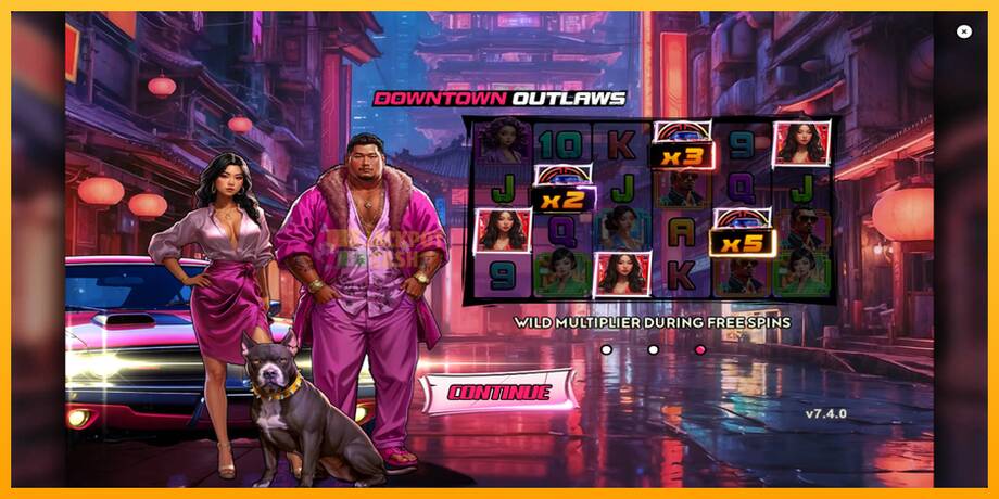 Downtown Outlaws машина за игри за пари, слика 1