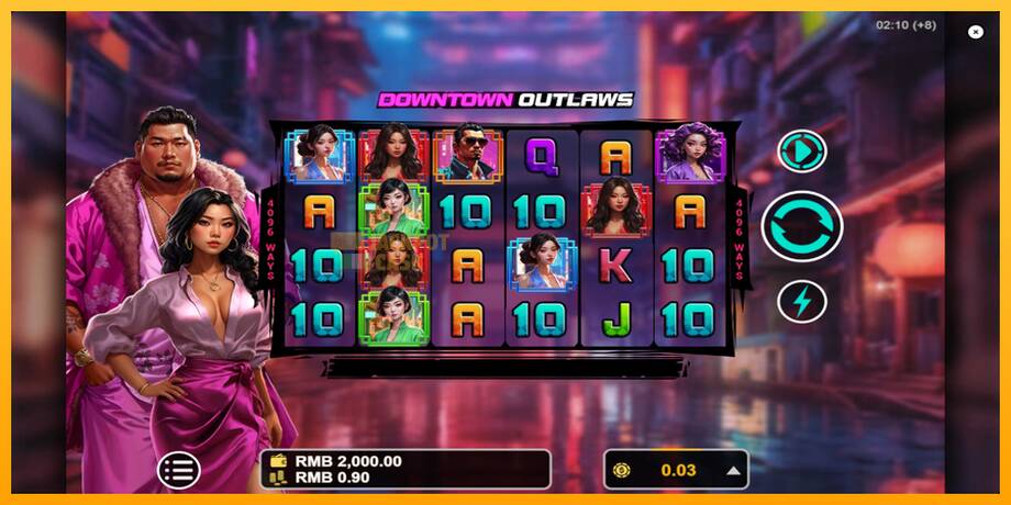 Downtown Outlaws машина за игри за пари, слика 2