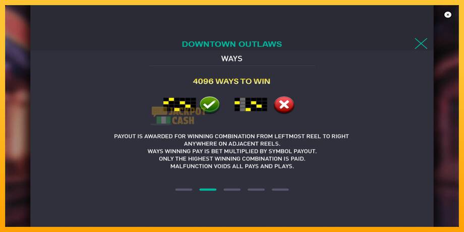 Downtown Outlaws машина за игри за пари, слика 6