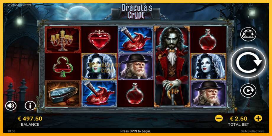 Draculas Crypt машина за игри за пари, слика 2