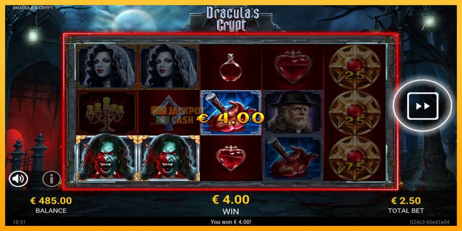 Draculas Crypt машина за игри за пари, слика 3