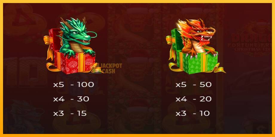 Dragon Fortune Frenzy Christmas Edition машина за игри за пари, слика 4