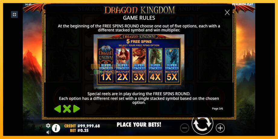 Dragon Kingdom машина за игри за пари, слика 6