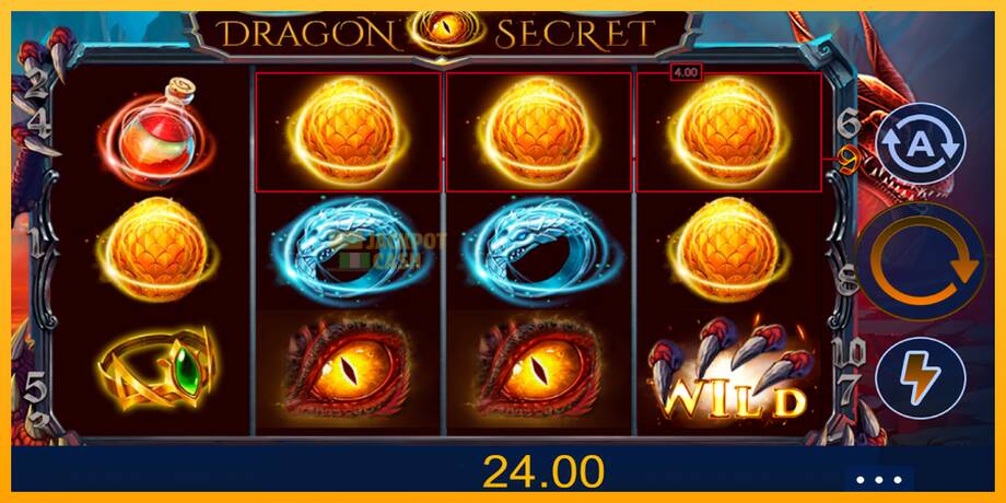 Dragon Secret машина за игри за пари, слика 2