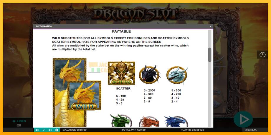 Dragon Slot машина за игри за пари, слика 5