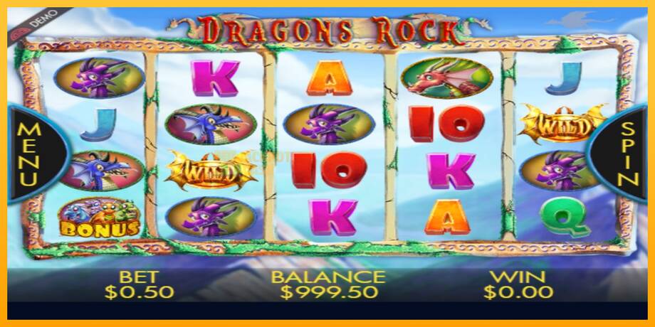 Dragons Rock машина за игри за пари, слика 2