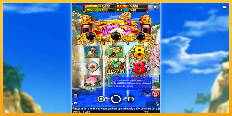 Dreams of Gold Jackpot машина за игри за пари, слика 2