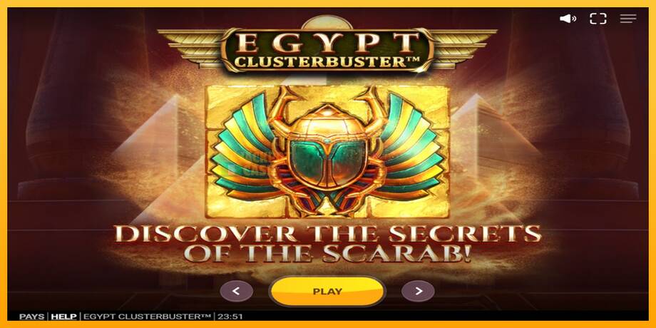 Egypt Clusterbuster машина за игри за пари, слика 1