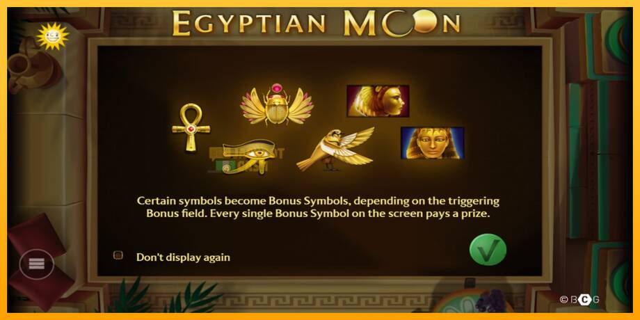 Egyptian Moon машина за игри за пари, слика 1