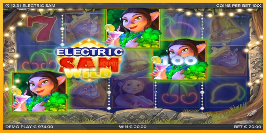 Electric Sam машина за игри за пари, слика 4