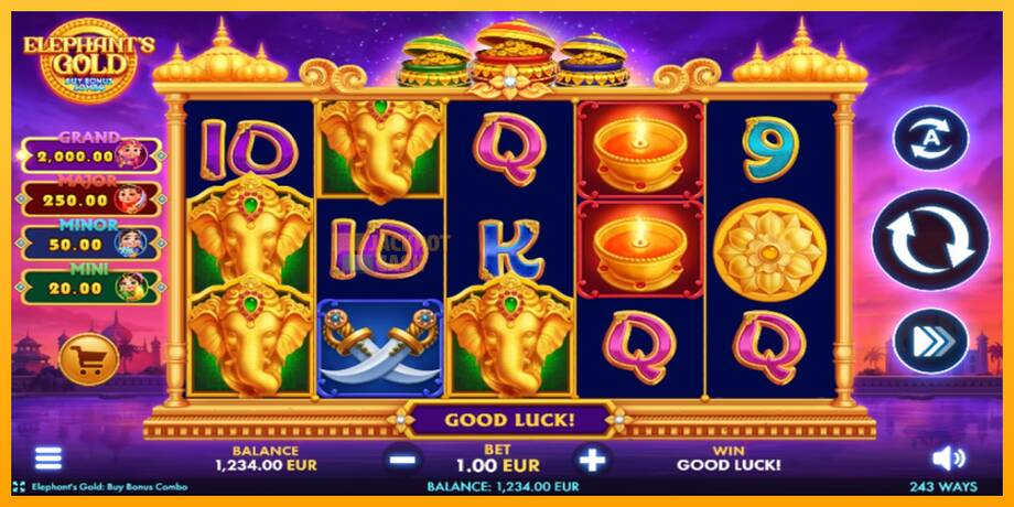 Elephants Gold Buy Bonus Combo машина за игри за пари, слика 1