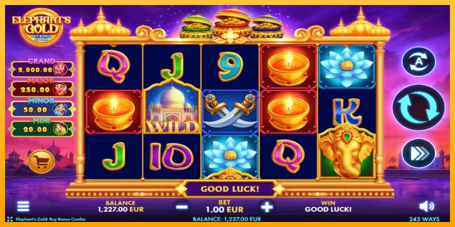 Elephants Gold Buy Bonus Combo машина за игри за пари, слика 2