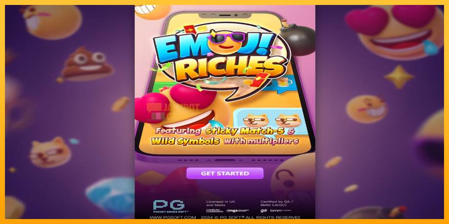 Emoji Riches машина за игри за пари, слика 1