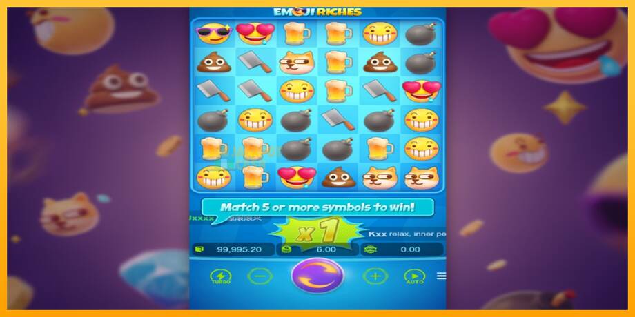 Emoji Riches машина за игри за пари, слика 2