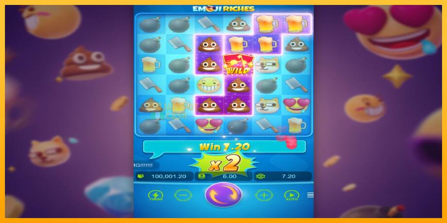 Emoji Riches машина за игри за пари, слика 3