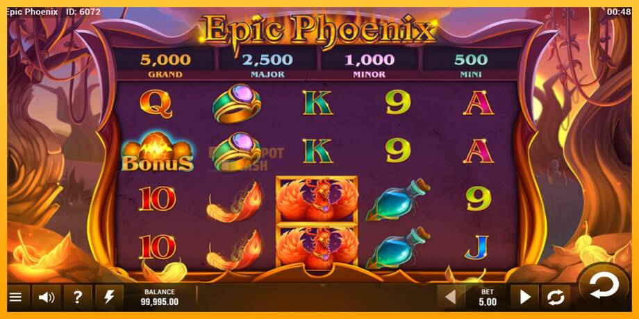 Epic Phoenix машина за игри за пари, слика 2