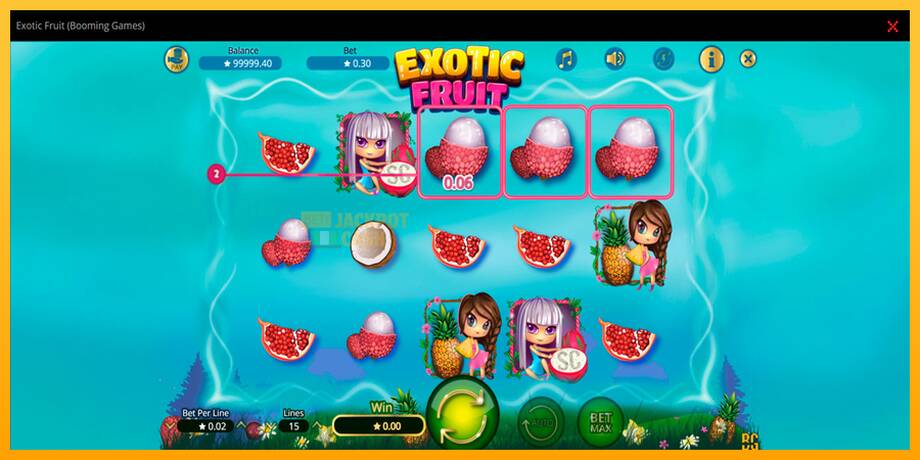 Exotic Fruit машина за игри за пари, слика 2