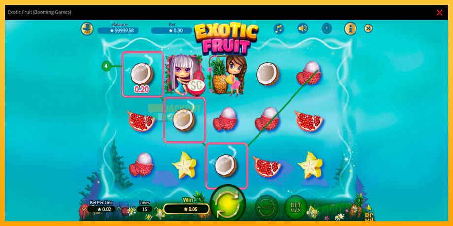 Exotic Fruit машина за игри за пари, слика 5