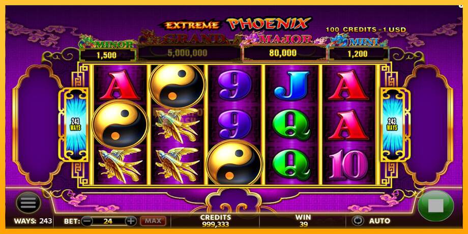 Extreme Phoenix машина за игри за пари, слика 3